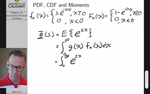 Probability Lecture 15_ The Exponential Random Variable