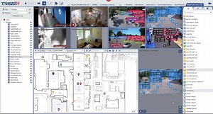TRASSIR Heat Map on Map