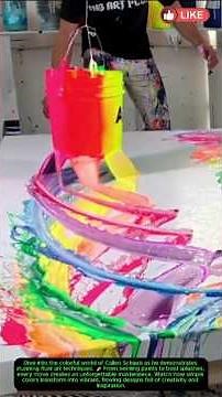 Mesmerizing Fluid Art 🎨 | Callen Schaub’s Creative Process