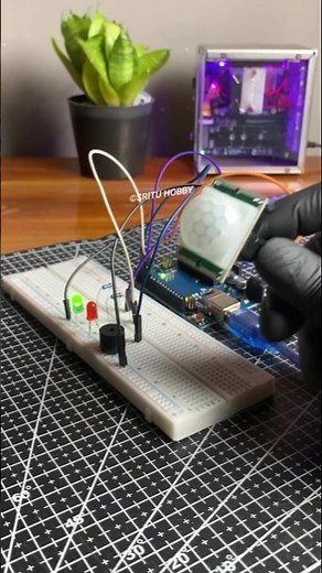 Simple Arduino Motion Security System - Anyone Can Build #arduino ‪@sritu_hobby‬