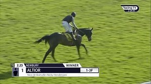 1.8K views · 58 reactions | Full replay and reaction: Altior back with a bang at Newbury Racecourse! Nicky Henderson expects further improvement from his superstar and all roads now lead to the Champion Chase >>>https://www.racingtv.com/news/altior-back-in-business-at-newbury | Racing TV | Facebook