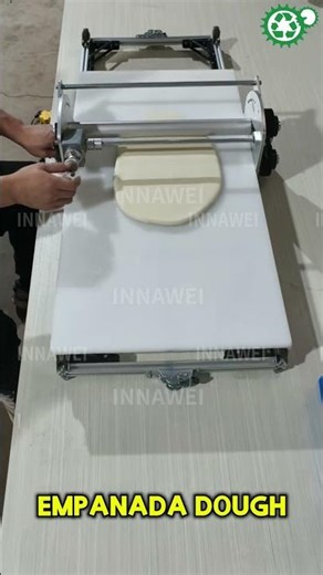 Electric Tabletop Semi Automatic Dough Sheeter for Puff Pastry Croissant Samosa Empanada #foodprep