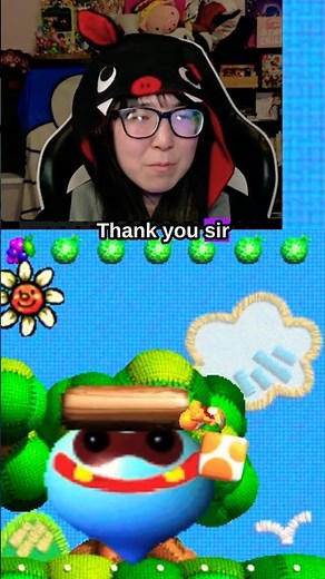 A little bow for the...log ghost? Yoshi's Story N64