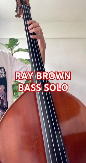 Ray Brown’s Insane Bass Solo 🎻🔥 #RayBrown#JazzBass#BassSolo