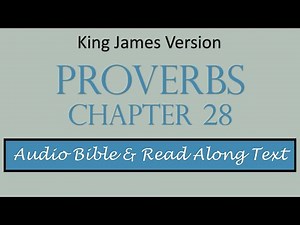 Proverbs 28 | KJV DRAMATIZED AUDIO BIBLE WITH TEXT