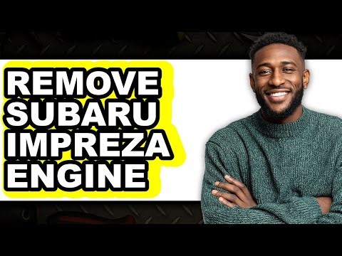 How to Remove Subaru Impreza Engine (Easy Method)