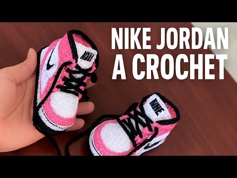Cómo tejer Tennis Jordan a crochet - Tutorial paso a paso