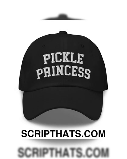 This hat is the royal crown you didn't know you needed! 👑💚 Introducing the Pickle Princess Dad Hat – where comfort meets cute! 🎉 Crafted with breathable fabric and a playful pickled design, this hat adds a splash of fun to any outfit. Whether you're lounging at home, out with friends, or hitting a picnic, it effortlessly becomes your go-to accessory. You'll feel like the belle of the ball, radiating joy and confidence wherever you roam. Why settle for just one? Your outfit will thank you. 😉✨