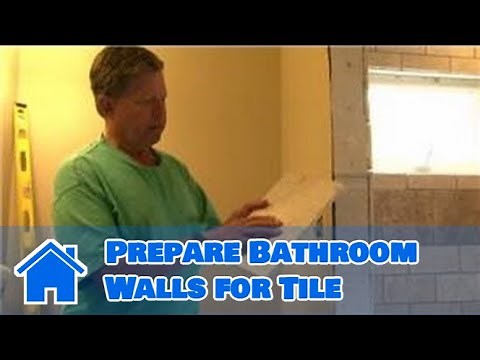 Bathroom Tiling : How to Prepare Bathroom Walls for Tile