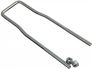 CE Smith Spare Tire Mount for Trailers - Steel - 4- and 5-Lug Wheels - 12-1/4" Long CE Smith Spare T