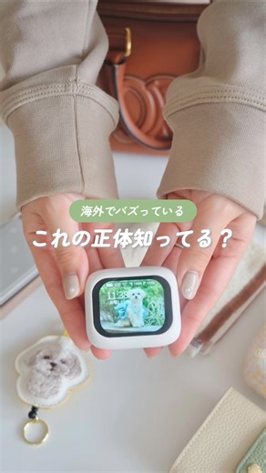 Mimi 🐇🤍もう買い物で後悔させない | プロフリンクから商品ページ飛べます📝 「ワイヤレスイヤホン」って検索してね🔍 ⁡ ⁡ 最近バズっている液晶付きイヤホン 私も買ってみました！ ⁡ 待ち受け変えられるのやばくない？ 推しの写真にできちゃう😎✌🏻✨ 私はもちろん愛犬ぽこの写真🐻‍❄️ ⁡ ⁡ ⁡... | Instagram