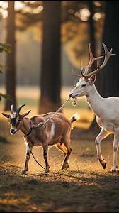 ক্ষুধার্ত ছাগল, নিষ্ঠুর কসাই আর এক দয়ালু হরিণের হৃদয় ছুঁয়ে যাওয়া গল্প #aivideo - YouTube