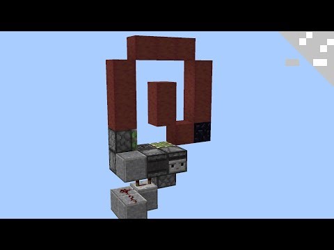 Simple Double Block Extender in Minecraft (3x4x2)