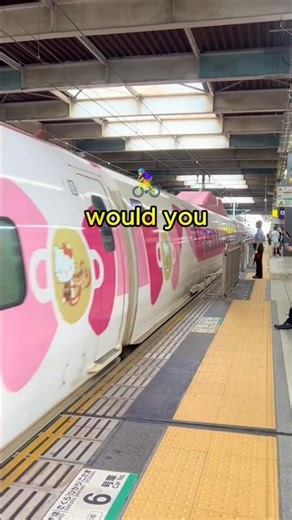 Wait… This Isn’t a Museum?! 😳🚄 Hello Kitty Train in Japan