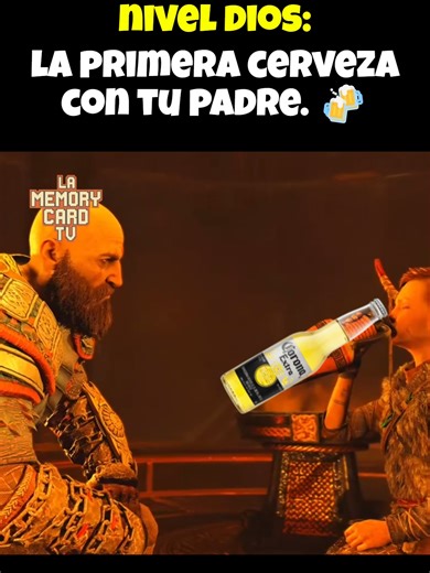 MOMENTO NIVEL DIOS 🍷 #gow #GodOfWar #Kratos #Atreus #gaming #playstation