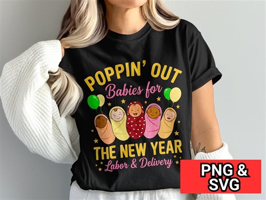 New Year Babies Digital, Labor Delivery PNG, Cute Baby Clipart, New Baby Announcement, Newborn Graphics, Baby Shower Printable - Etsy