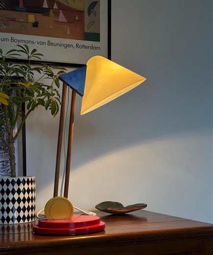 Vintage IKEA Stoja Desk Lamp – Memphis Style, Primary Colours, C.1980s - Etsy