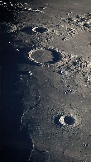 Impact Craters on The Moon - Tycho Lunar Crater #moon #space #science