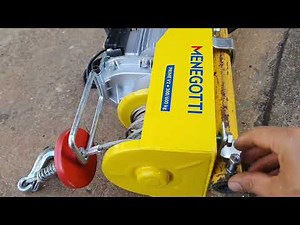 How to Make a Support for an Electric Hoist