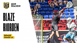 4.8K views · 199 reactions | ✅150+ saves in 2019 ✅55.8% save percentage ✅Goalie of the Year The BEST of Blaze Riorden 隣 | Premier Lacrosse League | Facebook