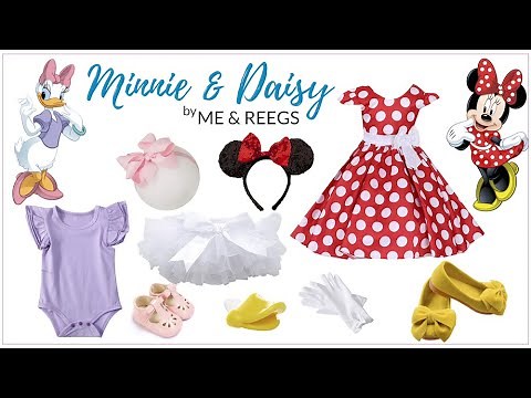 Minnie Mouse + Daisy Duck Reusable Costume Pieces! || Todder + Baby || Me & Reegs