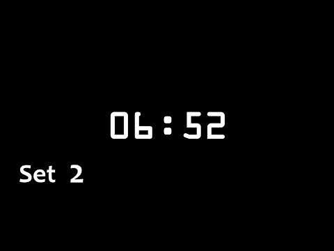 9 minute timer, beeps every interval