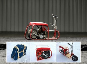 A Rare Fuji Go Devil Folding Mini Scooter – The "Suitcase Motorcycle"