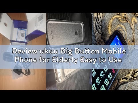Review ukuu Big Button Mobile Phone for Elderly Easy to Use Basic Mobile Phone SIM Free Unlocked Sen