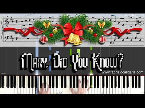 Mary, Did You Know? - Piano Tutorial - Sheet Music in PDF