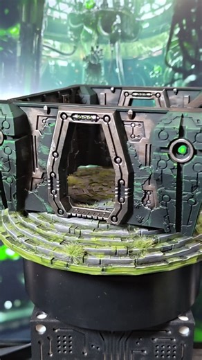 Elven's Forge on Instagram: "Necron Tomb World Dungeon | Awakening the Ancient Depths A new Necron dungeon emerges from my Tomb World. Ancient geometry, cold stone, and silent corridors designed to feel alive — as if the dynasty beneath has just begun to awaken. Built, detailed, and painted to serve as immersive terrain for Warhammer 40K games and dioramas. This is not just terrain — it is a fragment of a Tomb World reclaimed. If you enjoy Necrons, worldbuilding, or cinematic Warhammer terrain, 