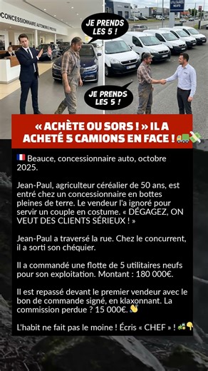 « ACHÈTE OU SORS ! » IL A ACHETÉ 5 CAMIONS EN FACE ! 🚛💸