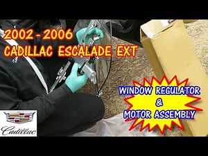 2002-2006 Cadillac Escalade Right Front Window Regulator And Motor Assembly Replacement #escalade