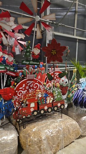 1.5K views · 26 reactions | We have a great selection of Christmas yard stakes! | Jenne's Garden Center & Farm | Facebook