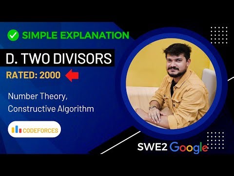 E006: Two Divisors | Number Theory | Codeforces