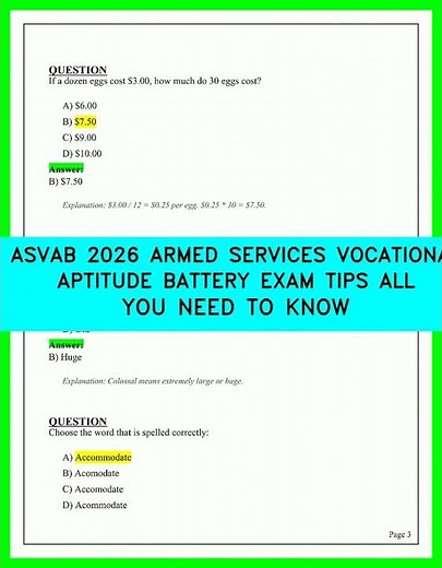 ASVAB 2026 Master Guide: Expert Tips For The Armed Services Vocational Aptitude Battery