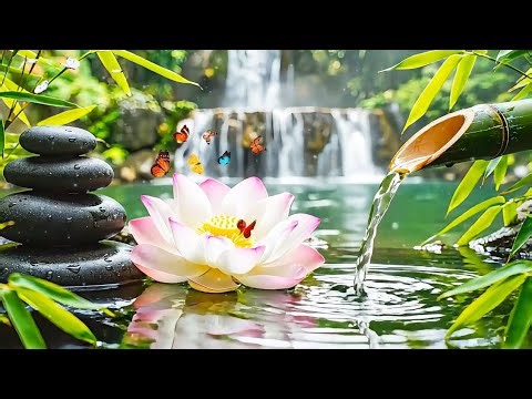 Relaxing Piano and Water Sound Music Relieves Stress, Anxiety and Depression – Deep Sleep Meditation