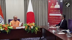 UP CM Yogi holds meeting with Suzuki Motor Corporation president Toshihiro Suzuki in Tokyo