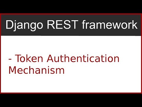 8 | Token authentication using django rest framework | By Hardik Patel
