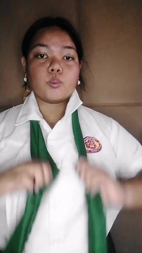 How to Tie Ribbon for School Uniform | Ribbon Necktie Tutorial