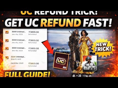 HOW TO USE REFUND TRAICK IN BGMI - bgmi Uc Refund Trick