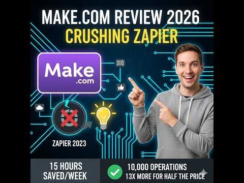 Make.com Review 2026 - Best Zapier Alternative for Business Automation?