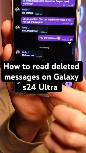 How to Read Deleted messages on s25 Ultra