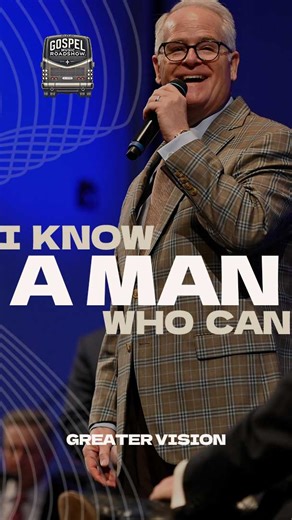 This old song from Greater Vision is always a favorite. Watch as Chris Allman sings a portion of, “I Know A Man Who Can.” #gospelmusic #singers | Gospel Music Roadshow