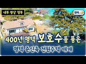 ✨ 앞마당에 400년 된 평택 보호수가 있는 단독주택│대지 327"│주택 31"│각종 유실수 전원주택 매매