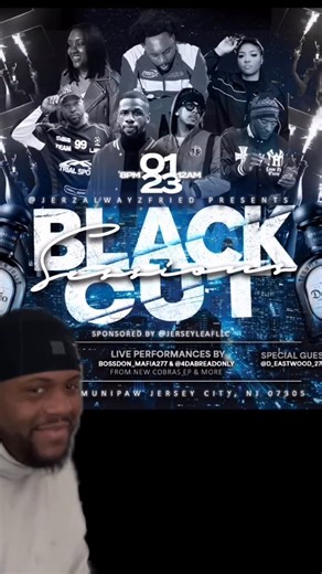 Banga on Instagram: "It’s Go Time Black out session JANUARY 23RD❗️. Come turn up for the cobras ep release @thefactorynj Music by @therealdjflamez good vibez only hosted by @jerzalwayzfried sponsored by @jerseyleafllc @420whitesmoke doors will be open at 8pm til 12am tickets 🎟️ 20 at the door 🚪 … Bad energy can’t pass entry all love ❤️ only… Any questions dm me @d_eastwood_277 @bossdon_mafia277 meet us there …"