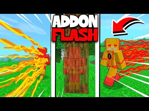 NOVO ADDON/MOD INCRÍVEL DO FLASH PARA MINECRAFT PE 1.21! (MINECRAFT BEDROCK)