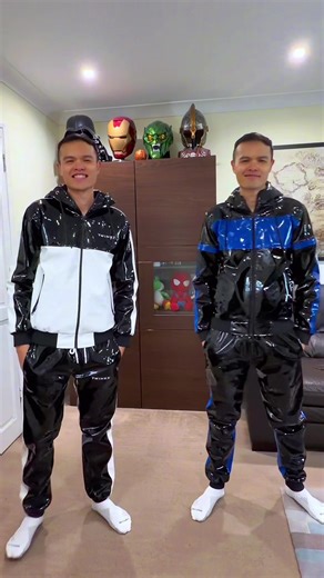 Choosing Between White/Black and Blue/Black Tracksuits