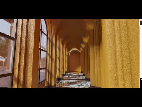 modeling cross vaulted ceilings in blender 2.8 tutorial