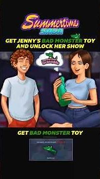 How to get Jenny's Bad Monster toy and unlock her show in Summertime Saga 🐊🍆 #shorts #summertimesaga
