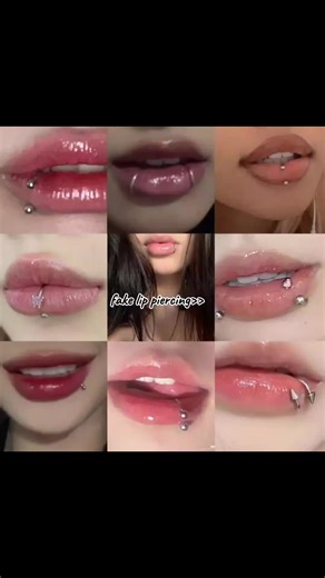 Guiche Piercing, Side Labret Piercing, and Lip Piercing Ideas